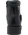 Image #5 - Ad Tec Men's 6" Lace Zipper Biker Boots - Round Toe, Black, hi-res