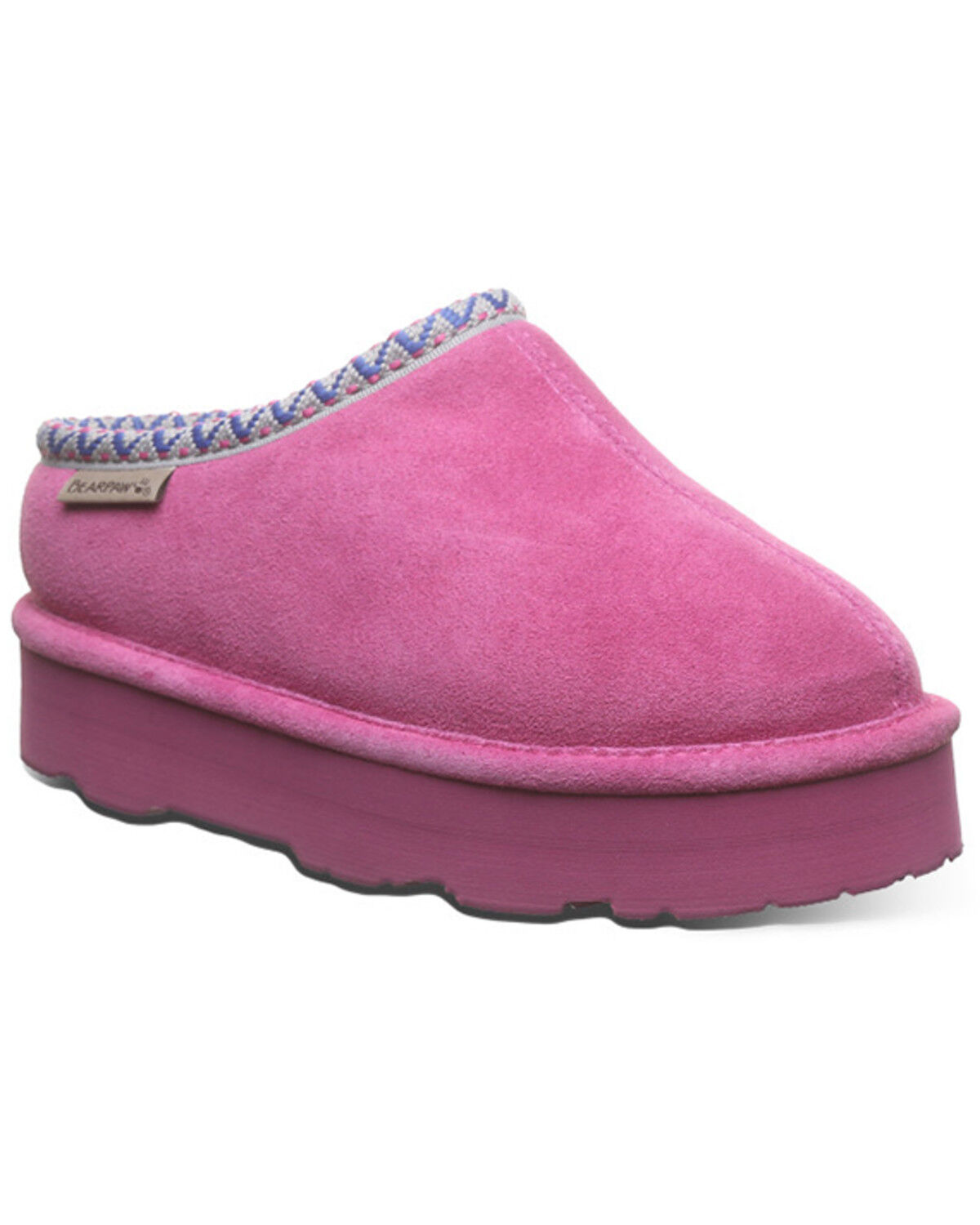 Image #1 - Bearpaw Girls' Martis Slippers, Pink, hi-res