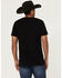 Image #4 - RANK 45® Men's Spirit Cowboy Short Sleeve Graphic T-Shirt, Black, hi-res