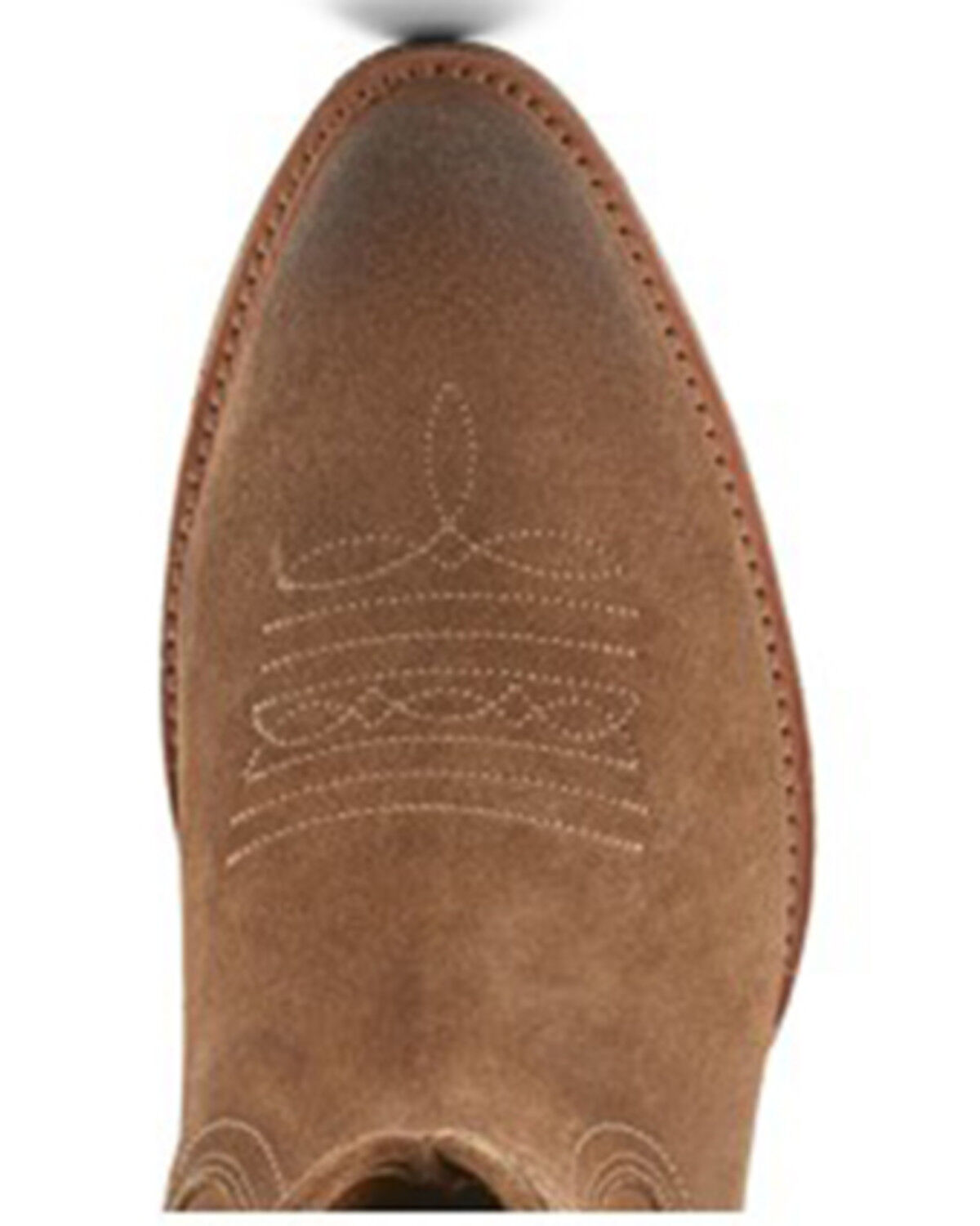Image #6 - Frye Men's Austin Inside Zip Roughout Ankle Boots - Round Toe, Brown, hi-res
