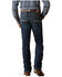 Image #1 - Ariat Men's M7 Quest Tucker Dark Wash Slim Straight Stretch Denim Jeans, Dark Wash, hi-res