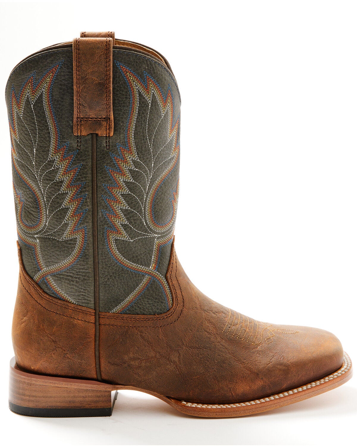 Image #2 - Cody James Cush Core&reg; Men's Tracker Western Boots - Broad Square Toe, Blue, hi-res