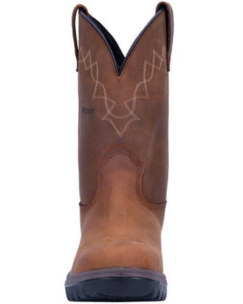 Image #4 - Dan Post Men's Cummins Waterproof Western Work Boots - Soft Toe, Tan, hi-res