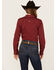 Image #4 - Ariat Women's Conversation Print Long Sleeve Button-Down Western Shirt, Red, hi-res