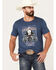 Image #1 - Cody James Men's Take Aim Short Sleeve Graphic T-Shirt, Navy, hi-res