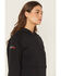 Image #2 - Ariat Women's FR Primo Fleece Logo Hooded Sweatshirt, Black, hi-res