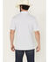 Image #4 - Ariat Men's Geo Print Short Sleeve Polo, White, hi-res