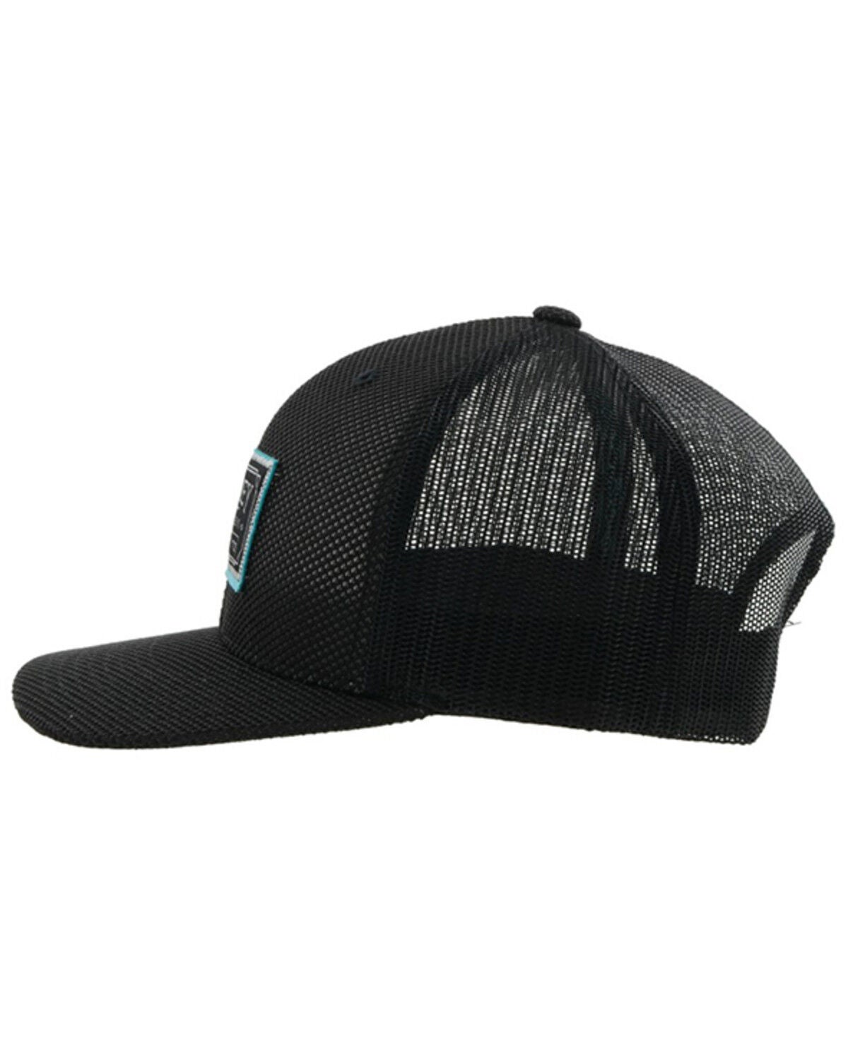 Image #4 - Hooey Men's Doc Logo Patch Trucker Cap, Black, hi-res
