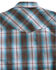 Tin Haul Men's Turquoise Plaid Long Sleeve Western Shirt , Brown, hi-res