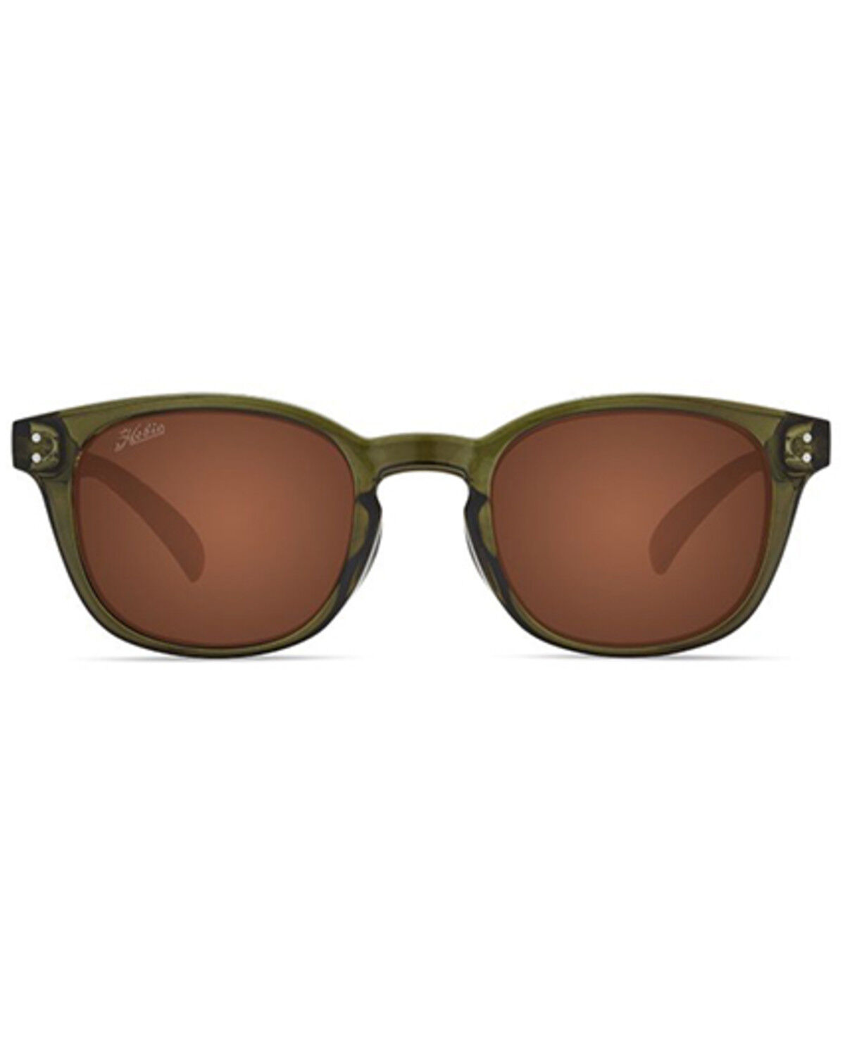 Image #2 - Hobie Wrights Shiny Crystal Olive & Copper Polarized Sunglasses, Olive, hi-res