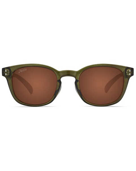 Image #2 - Hobie Wrights Shiny Crystal Olive & Copper Polarized Sunglasses , Olive, hi-res