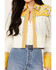 Image #3 - Double D Ranch Women's Reeves County Fringe Leather Jacket, Yellow, hi-res