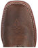 Image #6 - Smoky Mountain Men's Timber Performance Western Boots - Broad Square Toe , Brown, hi-res