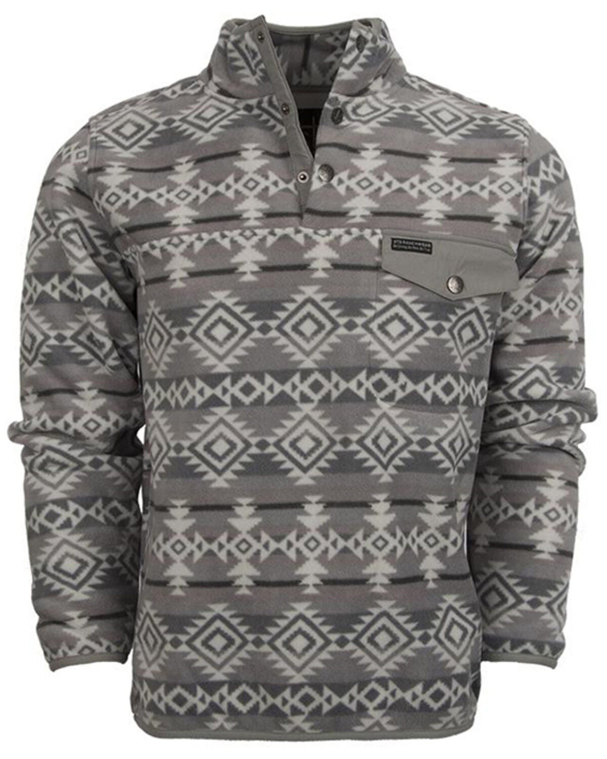 southwestern fleece pullover