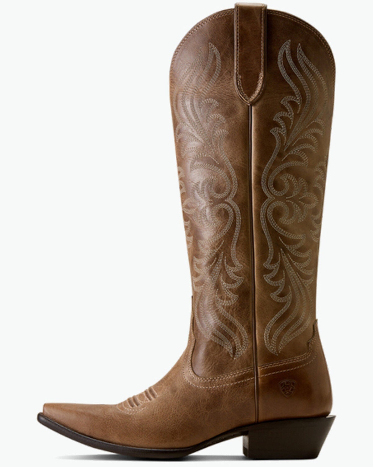 Image #2 - Ariat Women's Calera Tall Western Boots - Snip Toe, Beige, hi-res