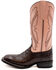 Image #3 - Ferrini Women's Kai Western Boots - Broad Square Toe, Chocolate, hi-res