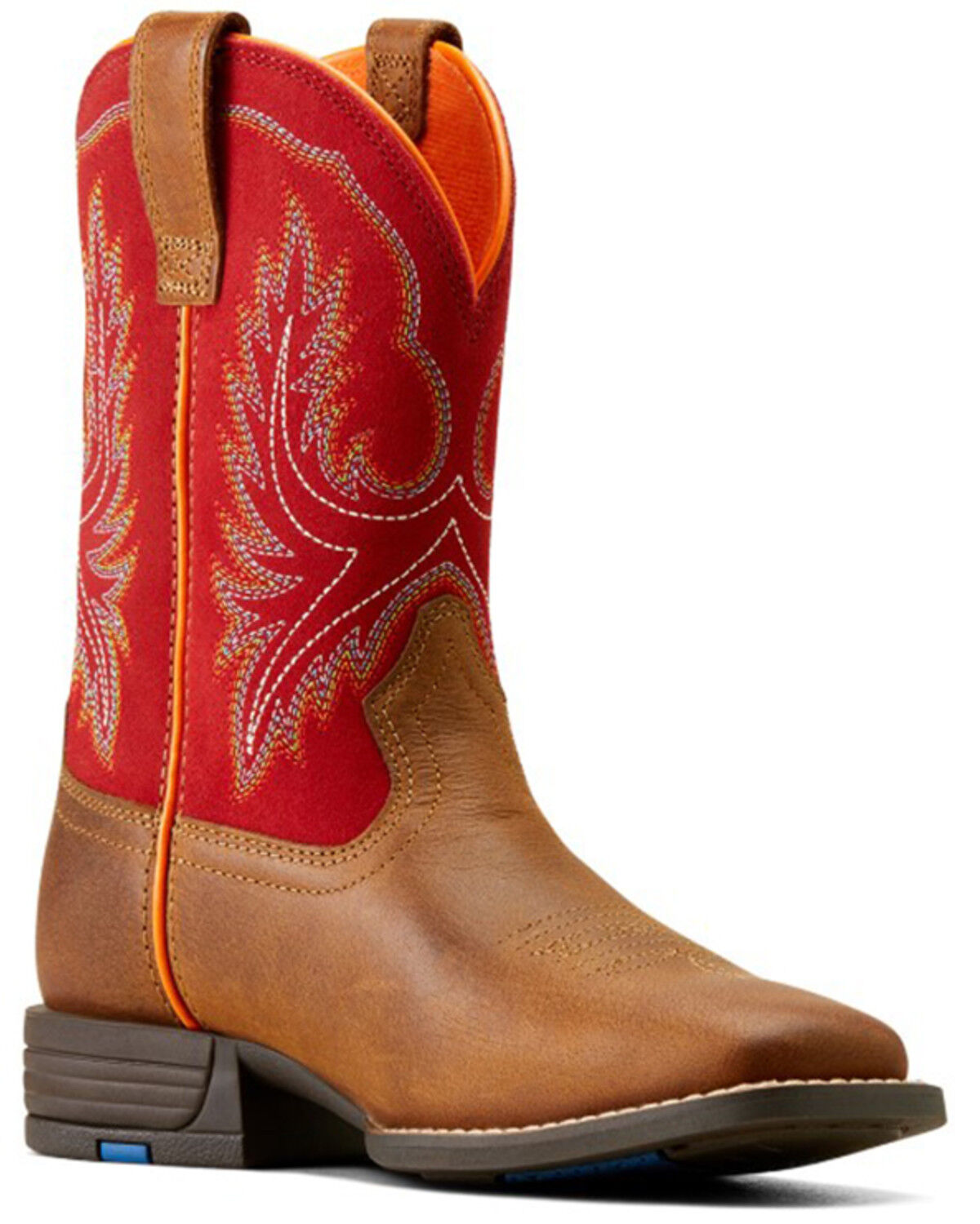 Image #1 - Ariat Boys' Wilder Western Boots - Broad Square Toe, Brown, hi-res
