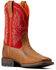 Image #1 - Ariat Boys' Wilder Western Boots - Broad Square Toe, Brown, hi-res
