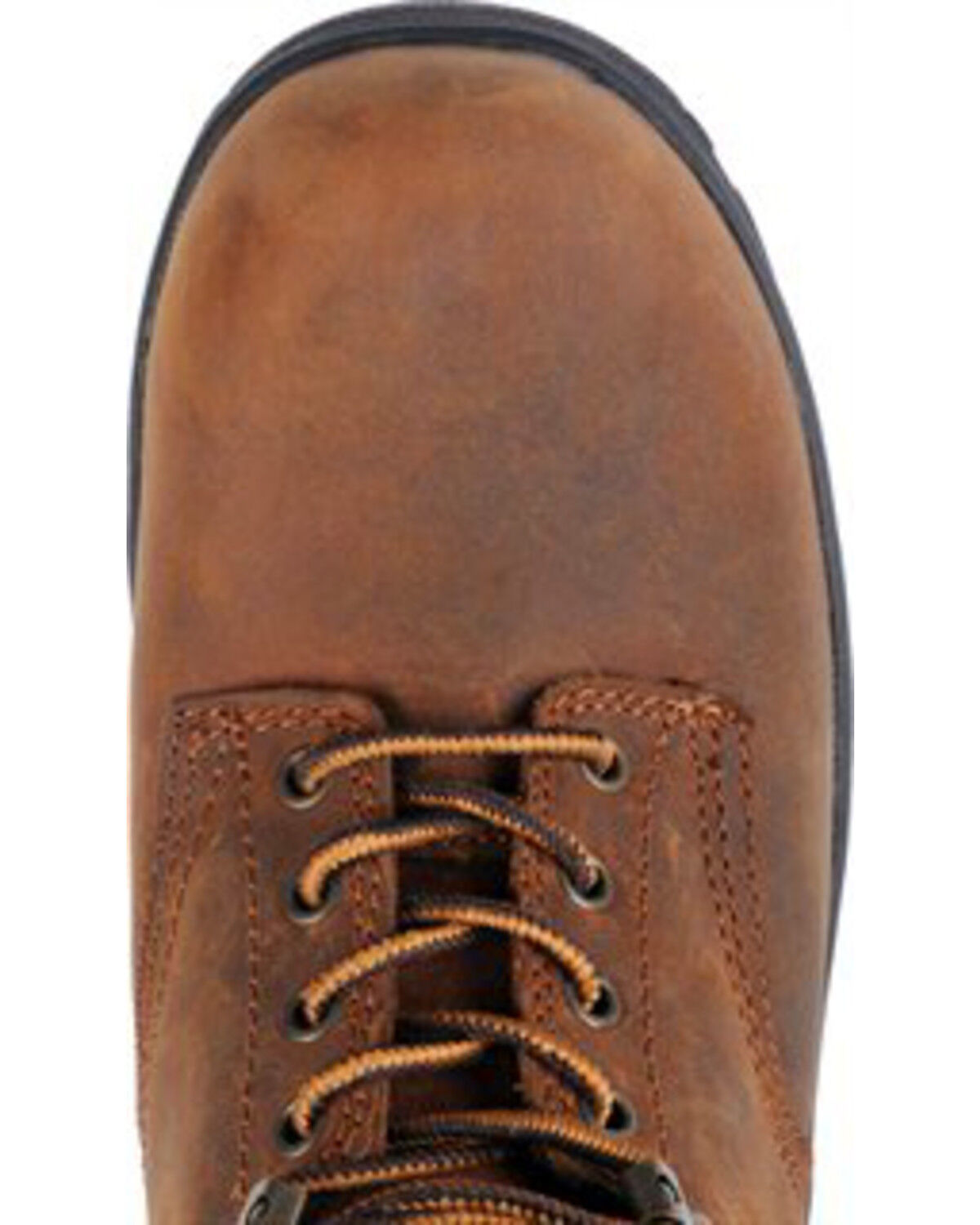 Image #6 - Carolina Men's 6" Waterproof Work Boots - Steel Toe, Brown, hi-res