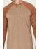 Image #3 - Cody James Men's FR Bronze Raglan Long Sleeve Henley Work Shirt, Bronze, hi-res
