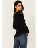 Image #4 - Free People Women's Daisy Chain Cuff Knit Long Sleeve Top, Black, hi-res