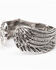 Shyanne Women's Sparkle N' Spice Wing Cuff, Silver, hi-res