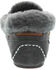 Lamo Footwear Women's Mila Charcoal Slippers - Moc Toe, Charcoal, hi-res