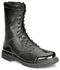 Image #1 - Rocky Men's 10" Zipper Jump Boots - Round Toe, Black, hi-res