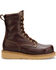 Image #2 - Carolina Men's 8" Amp Hi Wedge Work Boots - Soft Toe, Dark Brown, hi-res