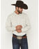 Image #1 - Gibson Trading Co Men's Tulsa Striped Long Sleeve Snap Western Shirt, Ivory, hi-res