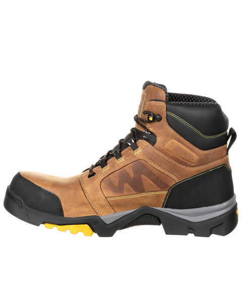 Image #3 - Georgia Boot Men's Amplitude Waterproof Work Boots - Composite Toe, Brown, hi-res