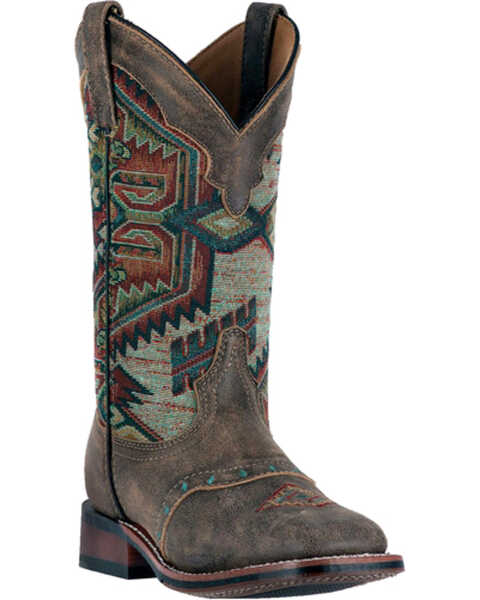 Laredo Women's Scout Western Boots - Square Toe , Taupe, hi-res