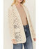 Image #3 - Miss Me Women's Crochet Jacket , Beige, hi-res
