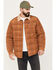 Image #1 - Brixton Men's Plaid Print Cass Jacket, Tan, hi-res