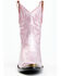 Image #4 - Idyllwind Women's Tickled Pink Metallic Leather Fashion Western Booties - Round Toe, Pink, hi-res