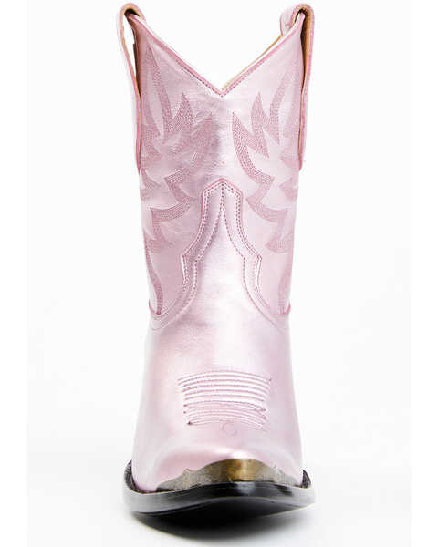 Image #4 - Idyllwind Women's Tickled Pink Metallic Leather Fashion Western Booties - Medium Toe , Pink, hi-res