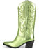 Image #3 - Jeffrey Campbell Women's Dagget Metallic Western Boots - Snip Toe, Green, hi-res