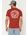 Image #1 - Levi's Men's Horseshoe Logo Short Sleeve Graphic T-Shirt, Red, hi-res