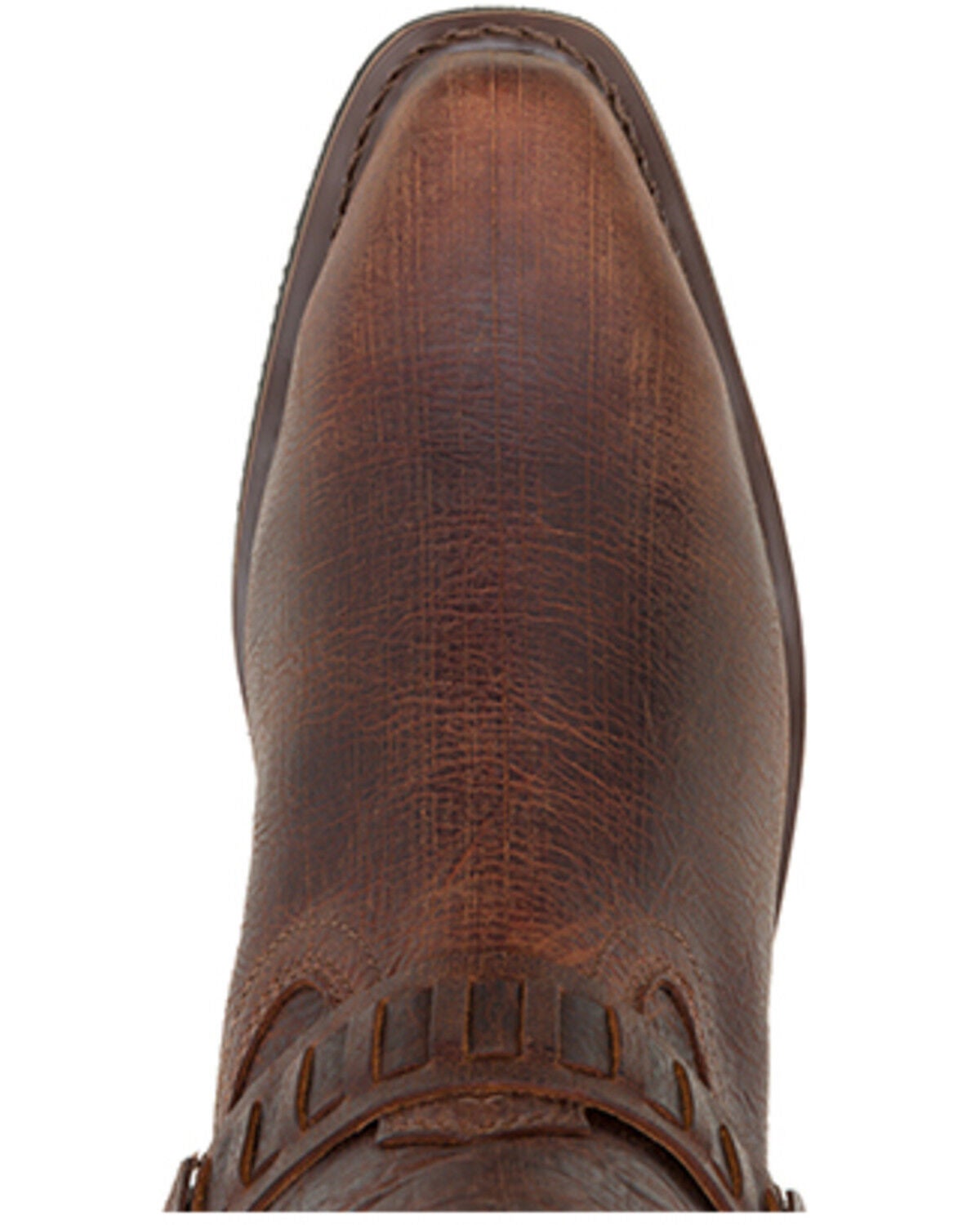 Image #6 - Harley Davidson Men's Pecos Motorcycle Western Boots - Snip Toe, Brown, hi-res