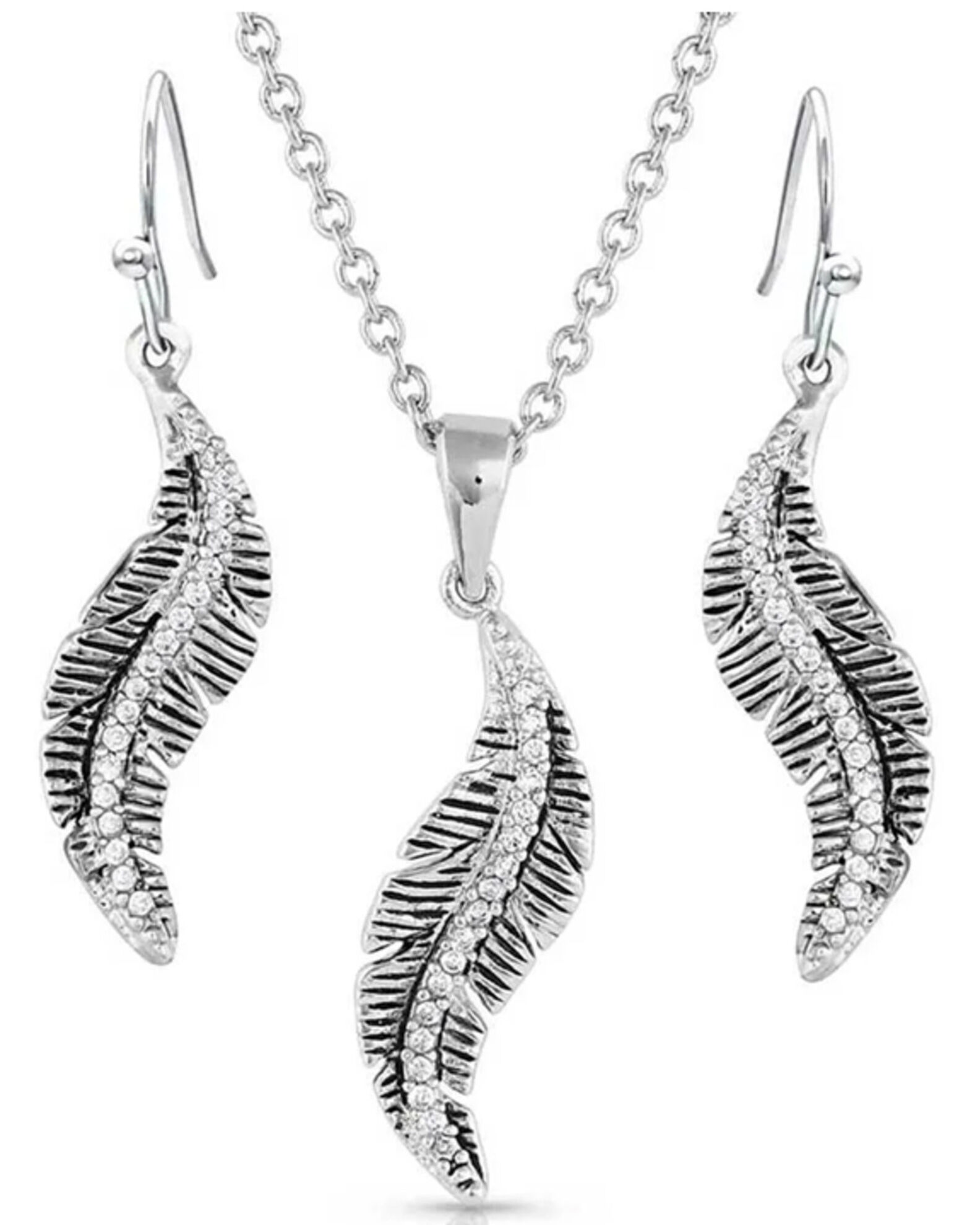 Montana silversmith store feather earrings