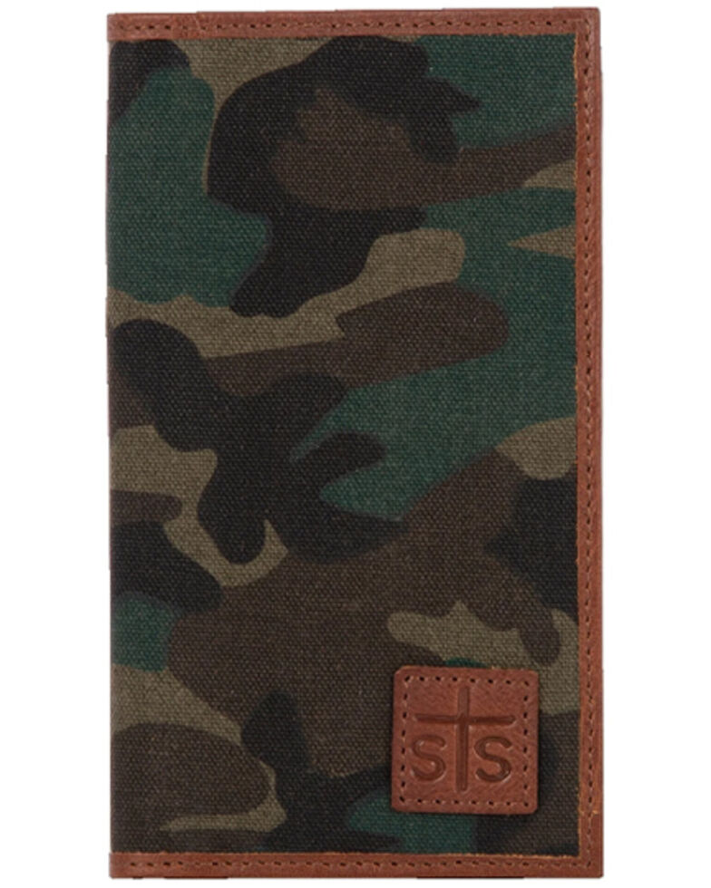 STS Ranchwear Women's Camo Long Bifold Wallet, Camouflage, hi-res
