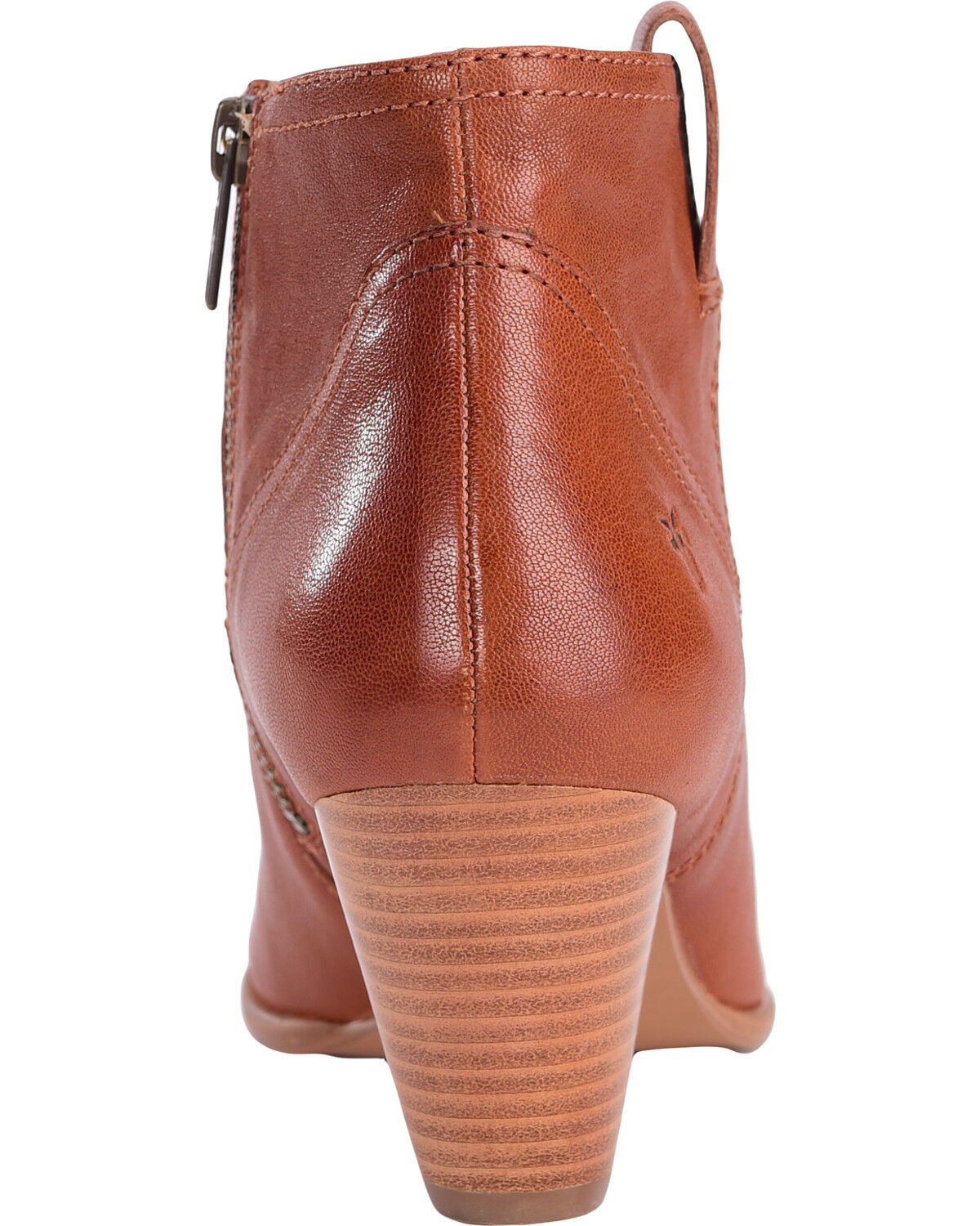 Frye cognac booties