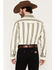 Image #4 - Wrangler Retro Men's Premium Striped Long Sleeve Snap Western Shirt - Tall, Cream, hi-res