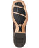Image #5 - Ariat Men's Denton Exotic Caiman Belly Skin Western Boots - Broad Square Toe, Brown, hi-res