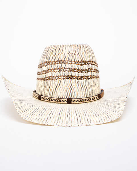 Cody James Men's 15X Bangora Braided Arrow Cowboy Hat, Natural, hi-res