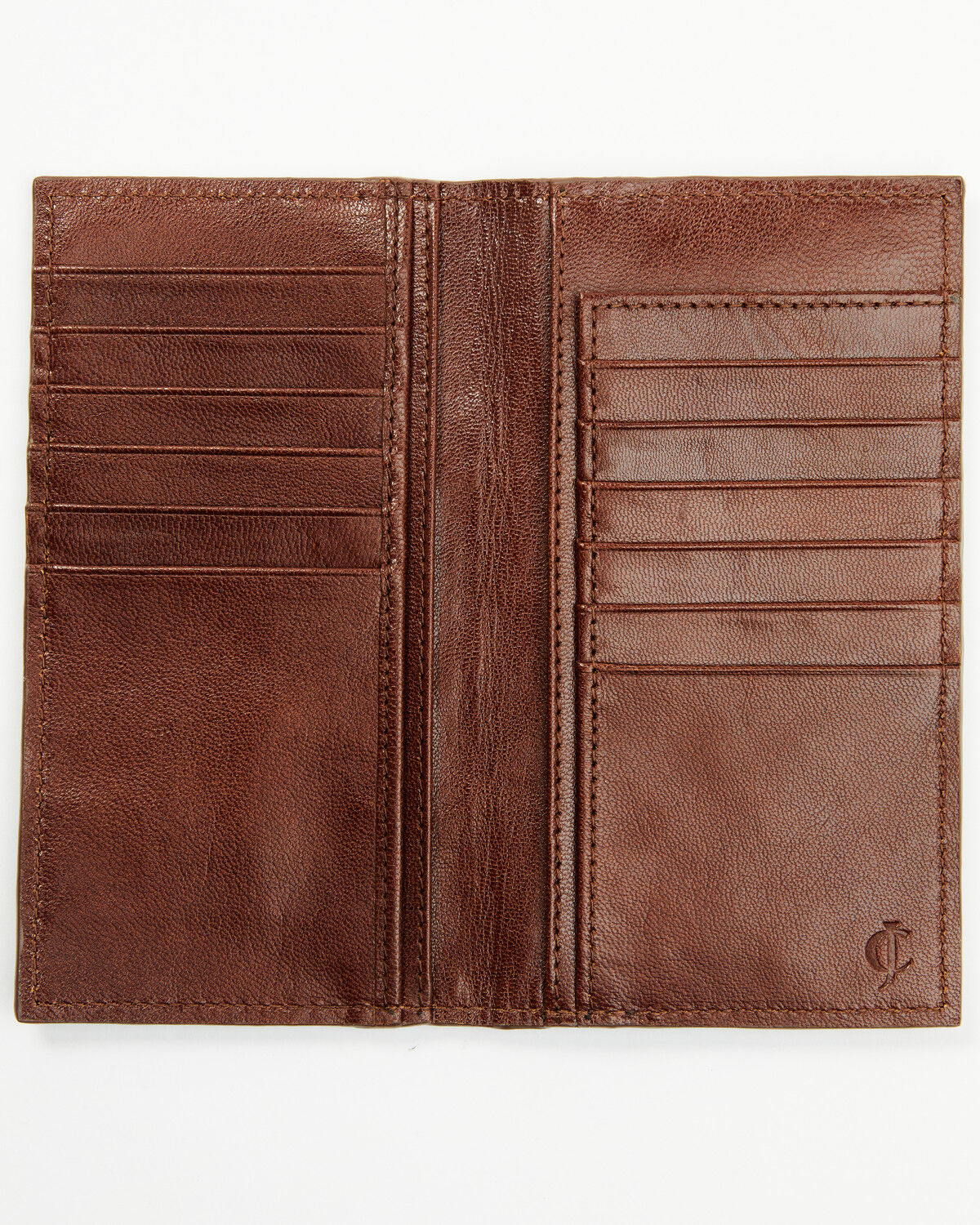 Image #2 - Cody James Men's Exotic Pirarucu Rodeo Wallet, Dark Brown, hi-res