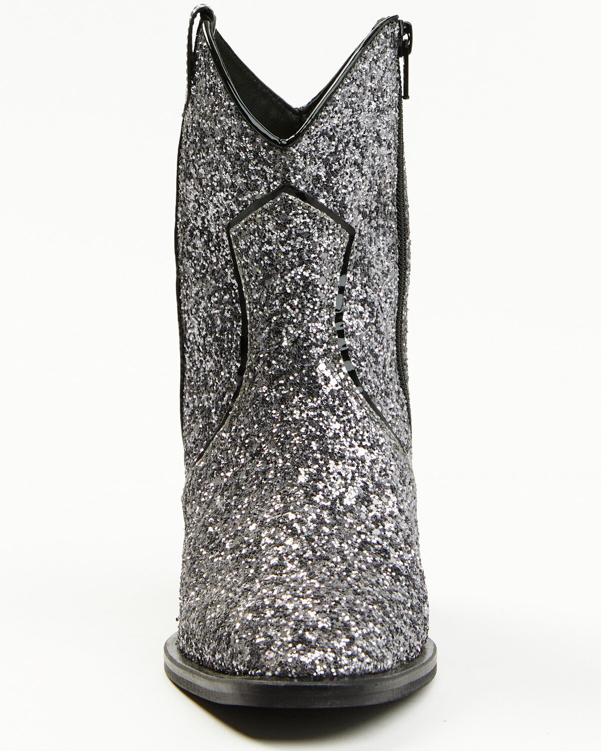 Image #4 - Idyllwind Women's Stop and Stare Western Booties - Round Toe, Silver, hi-res