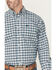 Image #3 - Cinch Men's Plaid Print Long Sleeve Button-Down Western Shirt, Cream, hi-res