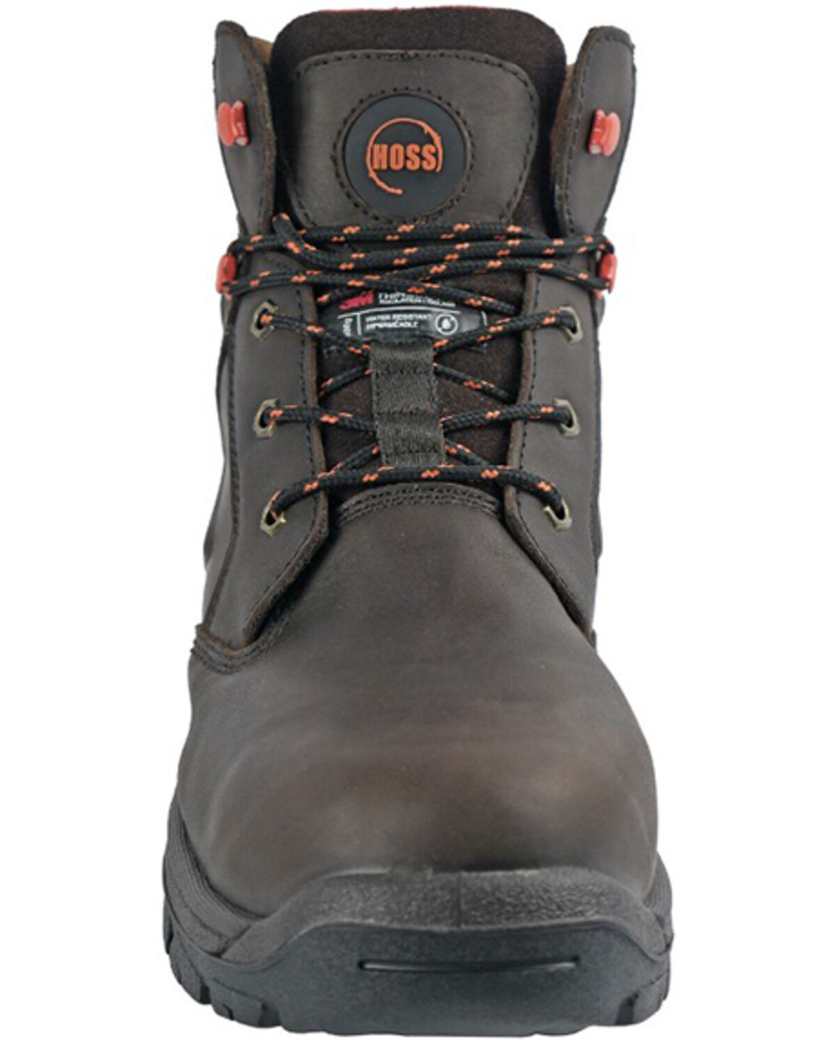 Image #4 - Hoss Men's Hudson 6" Lace-Up Boots - Composite Toe, Brown, hi-res