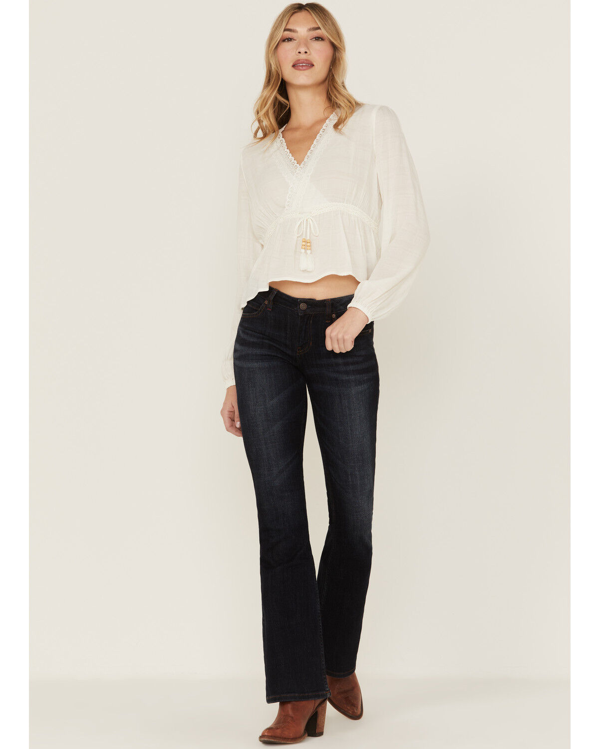 Image #3 - Idyllwind Women's Cherry Street Top, White, hi-res